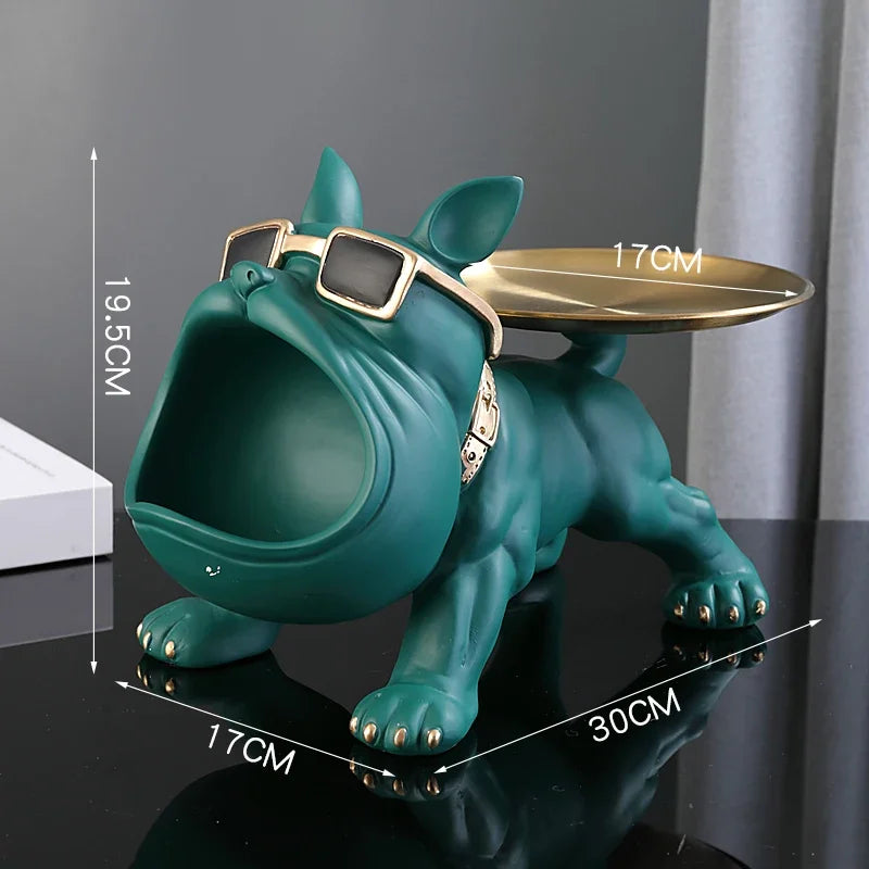 30cm Home Decor Bulldog Figurine