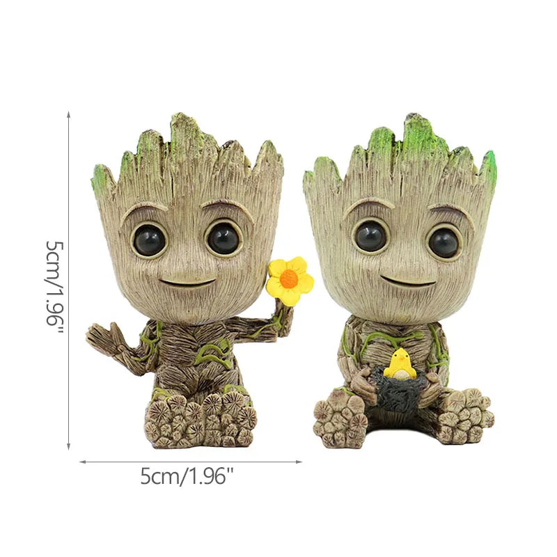 Home Decoration Crafts Miniature Model  Groot Figurines