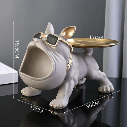 30cm Home Decor Bulldog Figurine