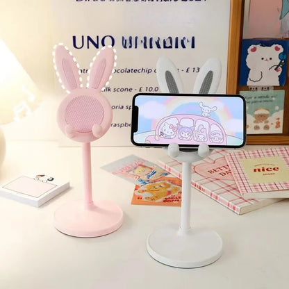 Cute Rabbit Adjustable Phone Stand