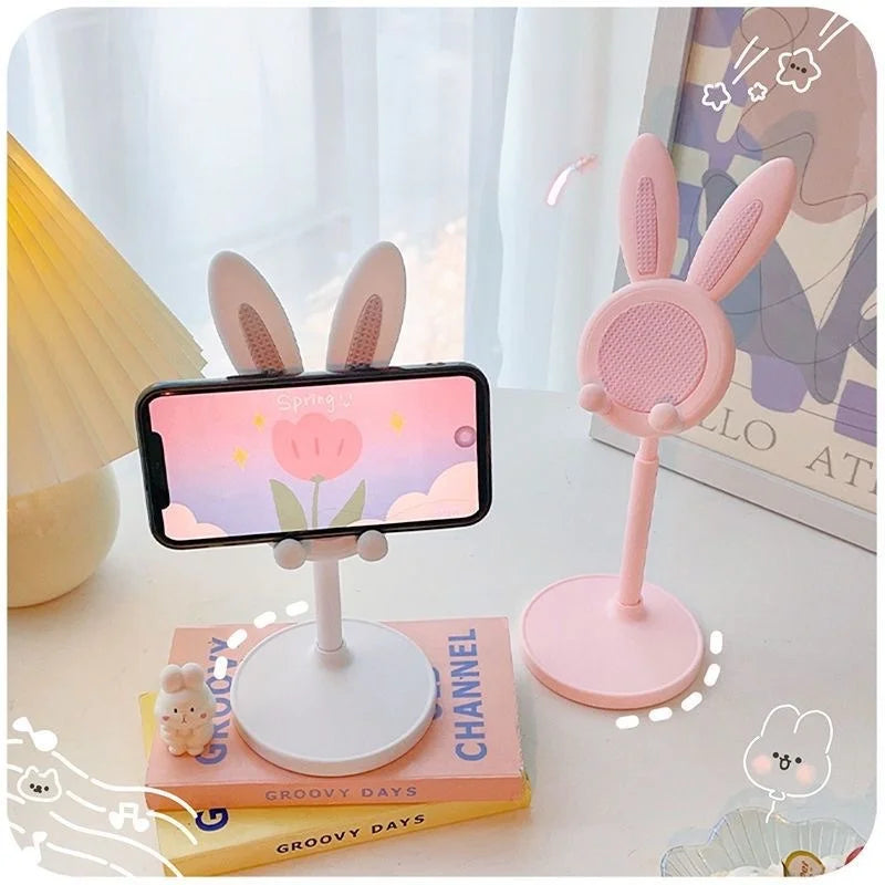 Cute Rabbit Adjustable Phone Stand