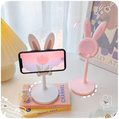 Cute Rabbit Adjustable Phone Stand