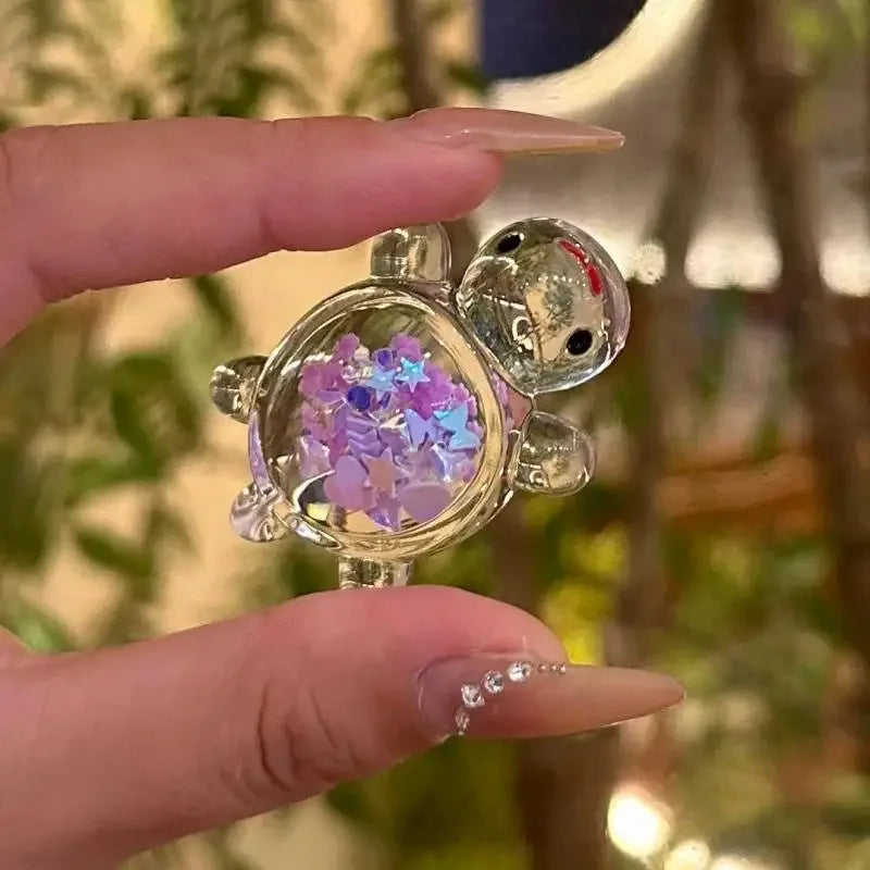 10PCS Glow-in-the-Dark Resin Turtle Figurines