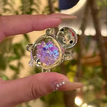 10PCS Glow-in-the-Dark Resin Turtle Figurines