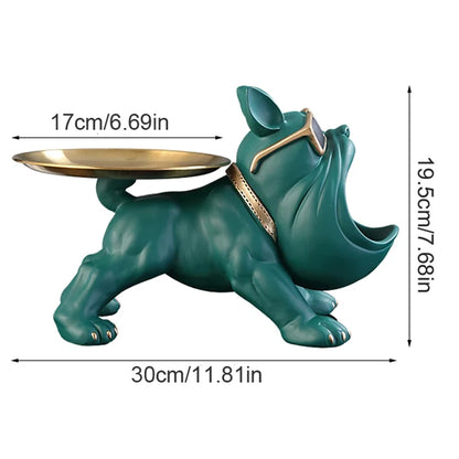 30cm Home Decor Bulldog Figurine
