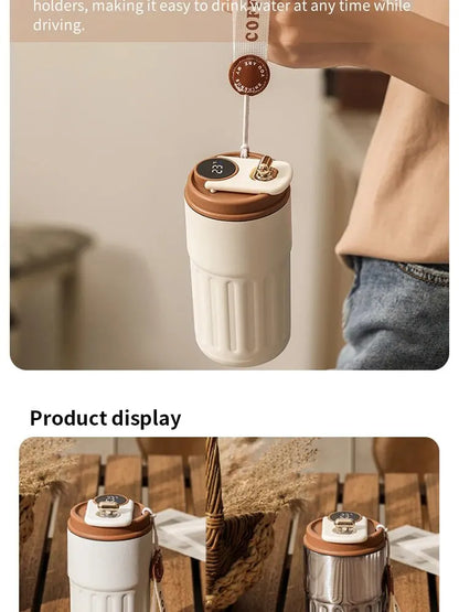Smart Temperature Display Insulated Coffee Cup