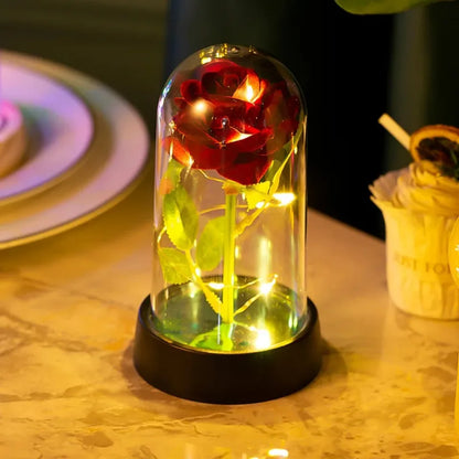 Colorful Luminous Eternal Rose Ornament