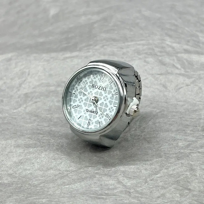 Creative Finger Watch Ring – Vintage Quartz