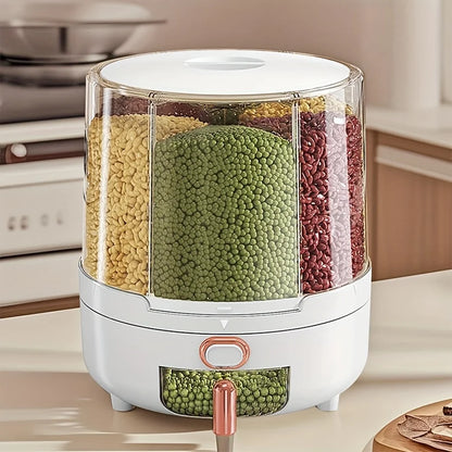 360° Rotating Airtight Food Storage Container
