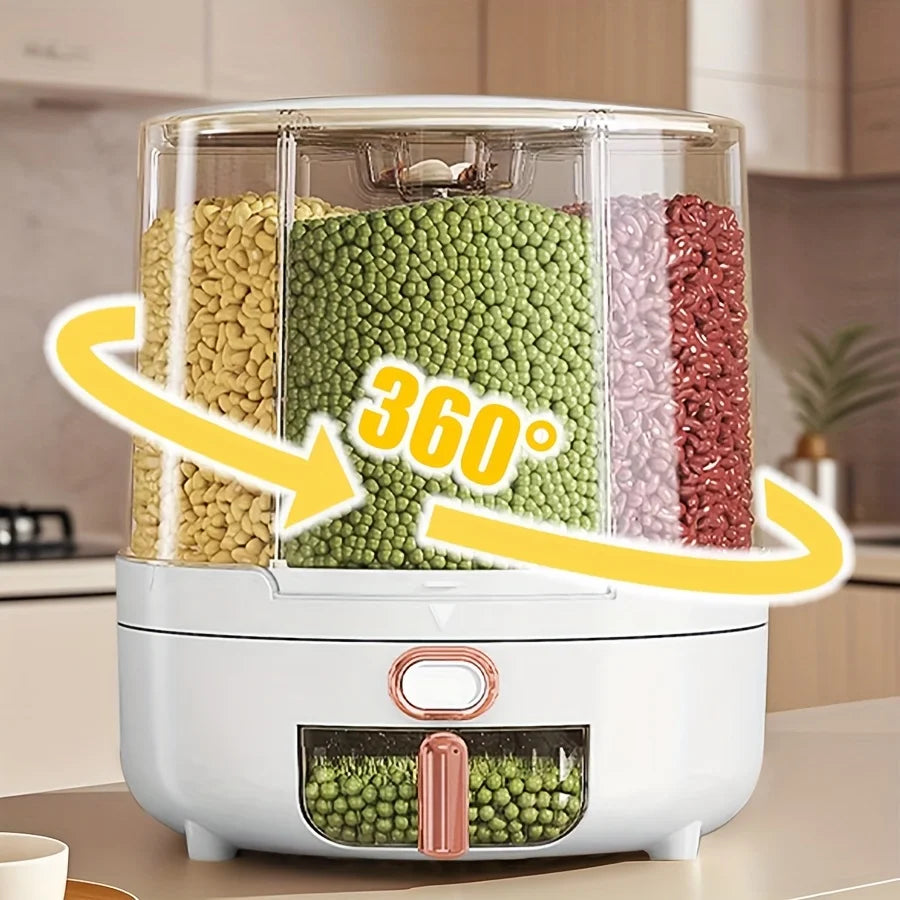 360° Rotating Airtight Food Storage Container