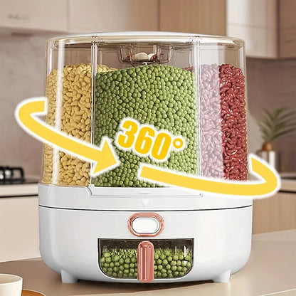 360° Rotating Airtight Food Storage Container