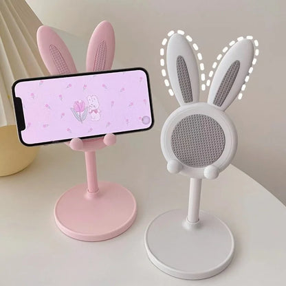 Cute Rabbit Adjustable Phone Stand