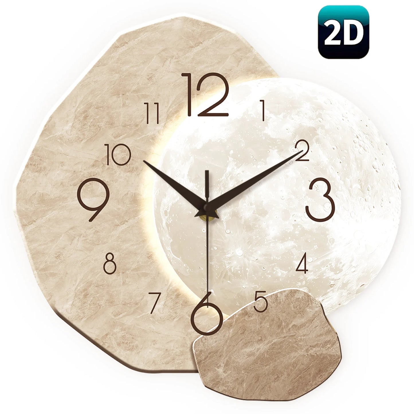 Modern Simple Silent Wall Clock