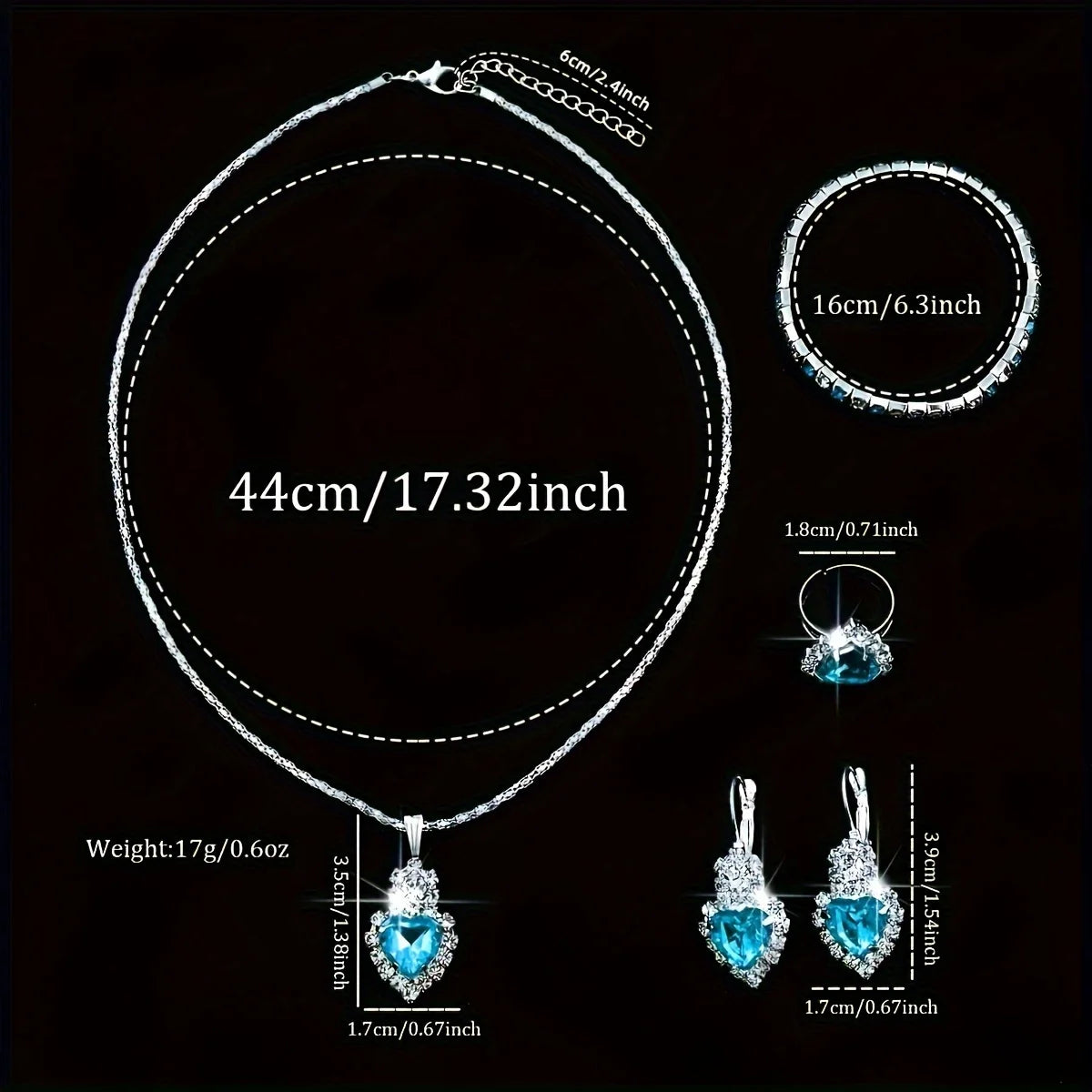Fashion Quartz Watch & Jewelry Set