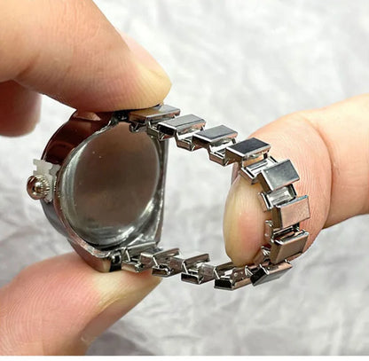 Creative Finger Watch Ring – Vintage Quartz