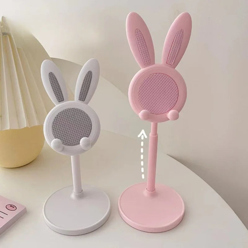 Cute Rabbit Adjustable Phone Stand
