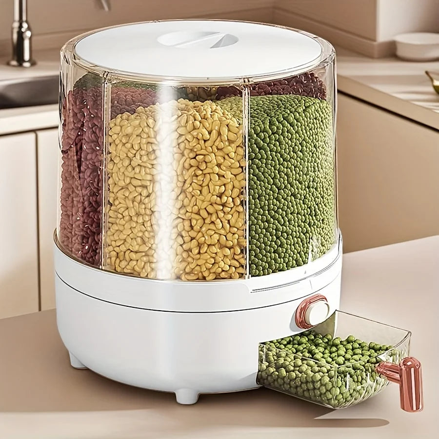 360° Rotating Airtight Food Storage Container