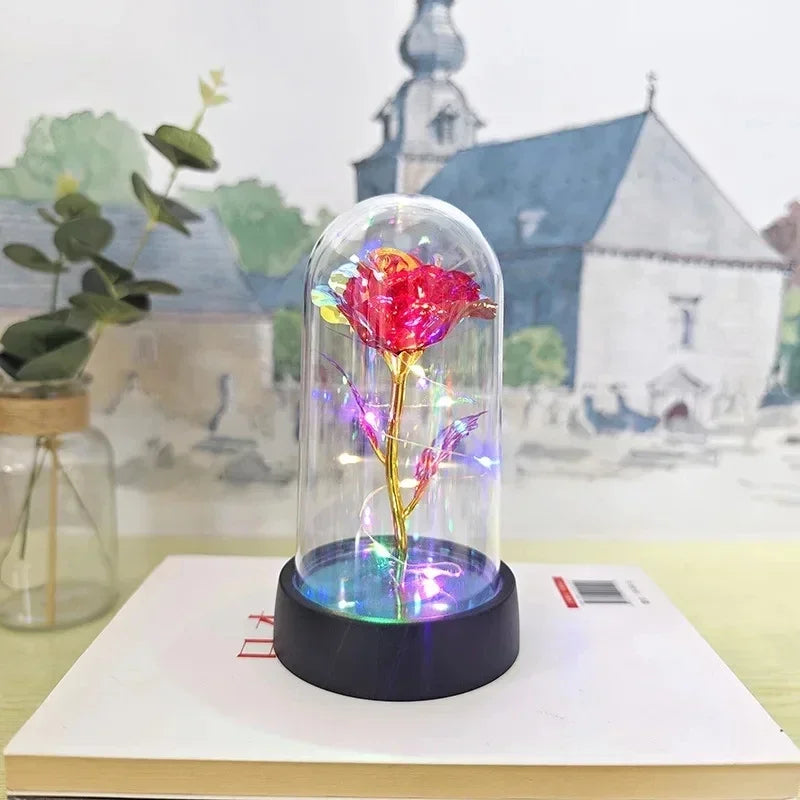 LED Eternal Rose Flower Gift – Romantic Décor