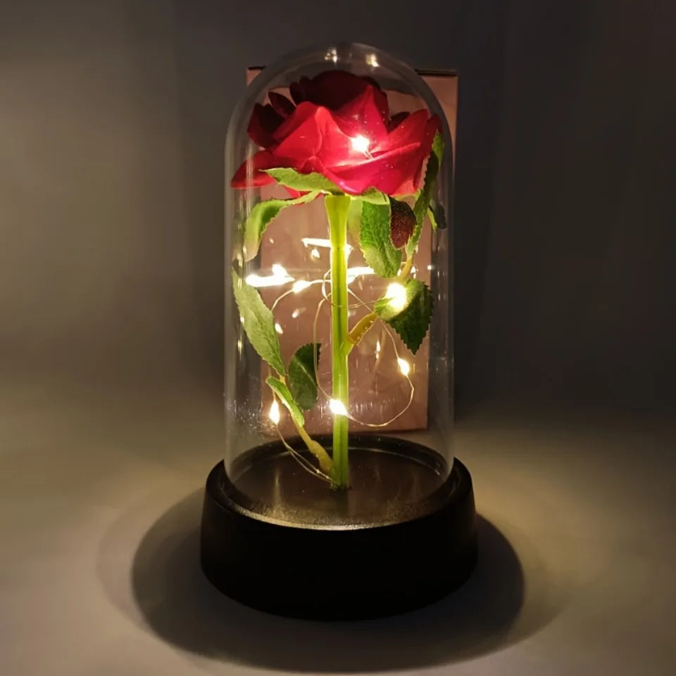 Colorful Luminous Eternal Rose Ornament