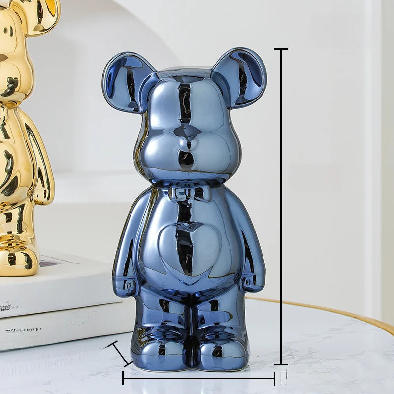 17/27/cm Aesthetic Bear brick Ceramic Staute