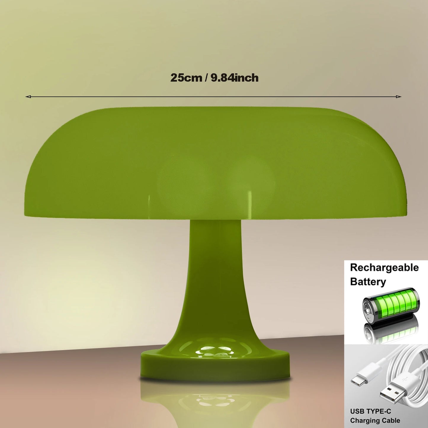 Mushroom table lamp