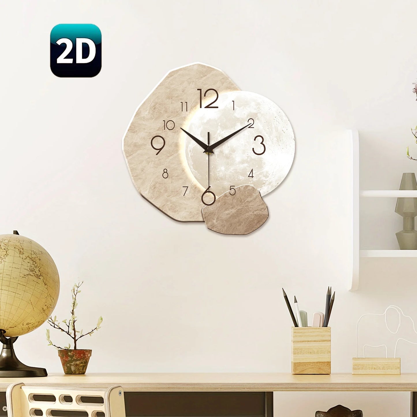 Modern Simple Silent Wall Clock