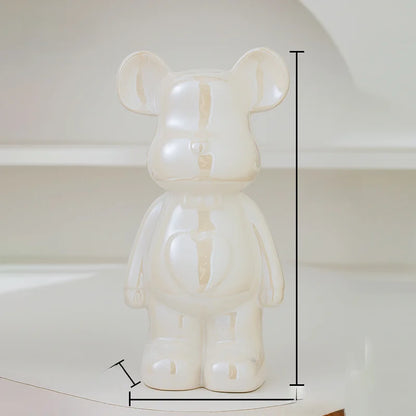 17/27/cm Aesthetic Bear brick Ceramic Staute