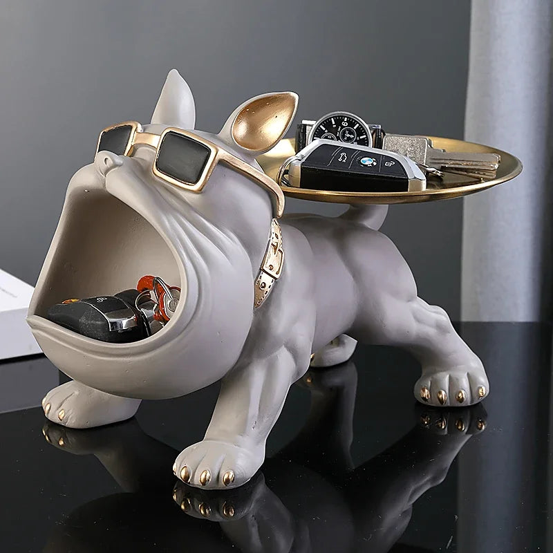 30cm Home Decor Bulldog Figurine