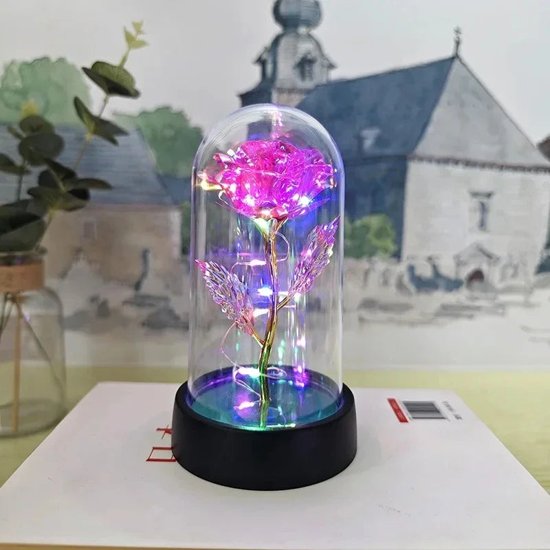 LED Eternal Rose Flower Gift – Romantic Décor