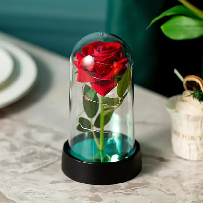 Colorful Luminous Eternal Rose Ornament
