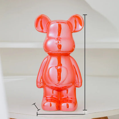 17/27/cm Aesthetic Bear brick Ceramic Staute