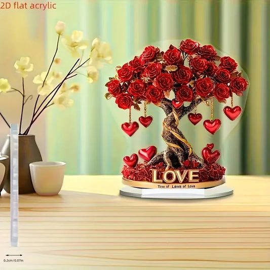 Crystal Heart “Tree of Love” Decoration