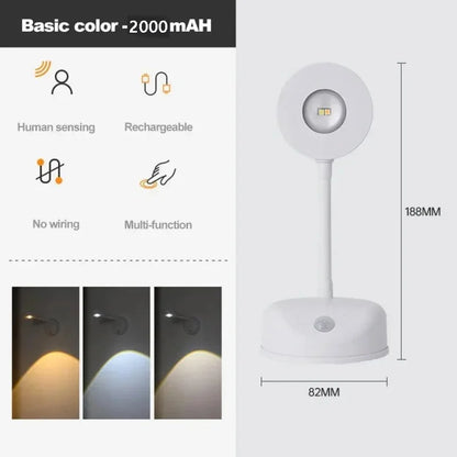 USB Rechargeable Intelligent Human Sensing Wireless Wall Light