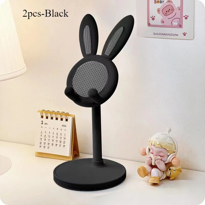 Cute Rabbit Adjustable Phone Stand