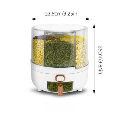 360° Rotating Airtight Food Storage Container
