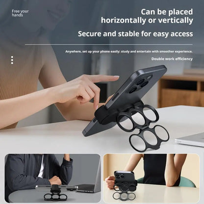 PhoneGrip™ Three-Finger Back Clip Holder