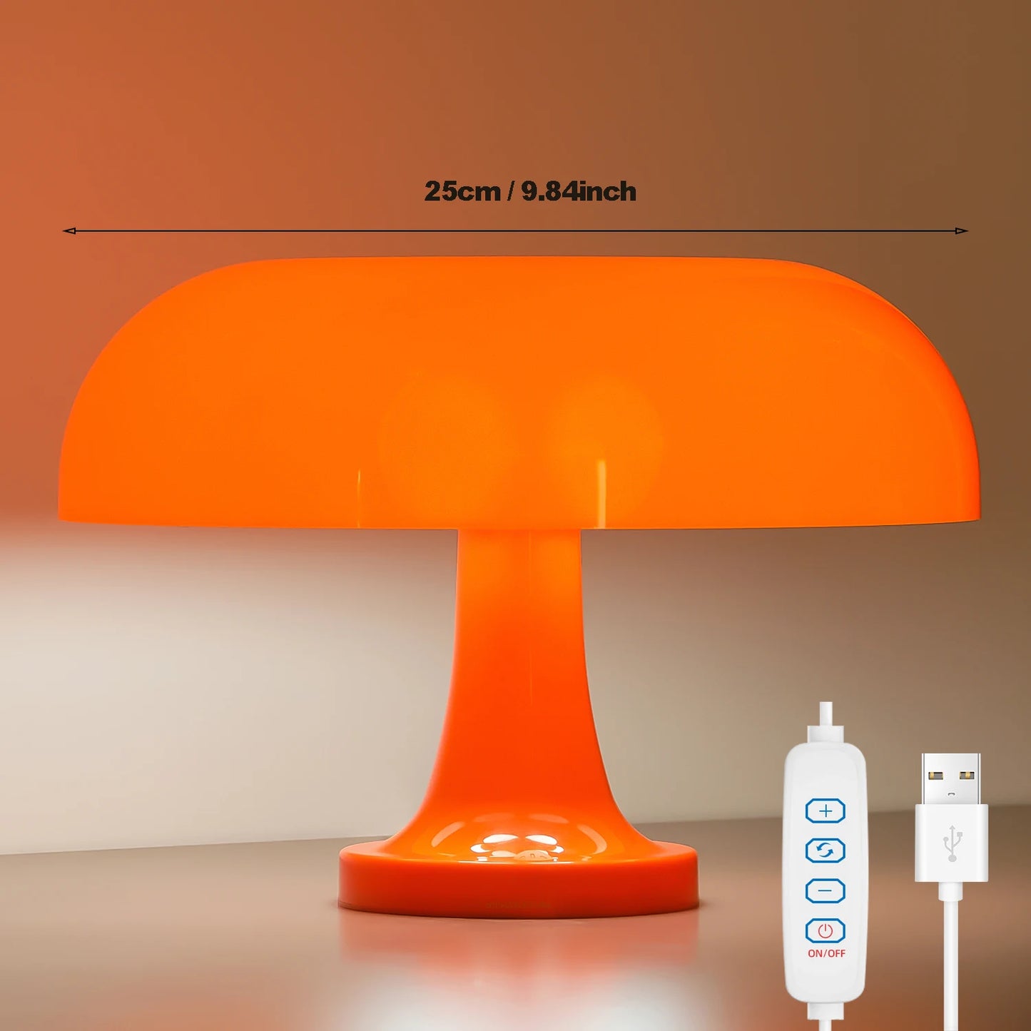 Mushroom table lamp