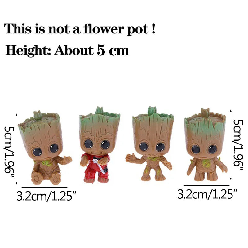 Home Decoration Crafts Miniature Model  Groot Figurines