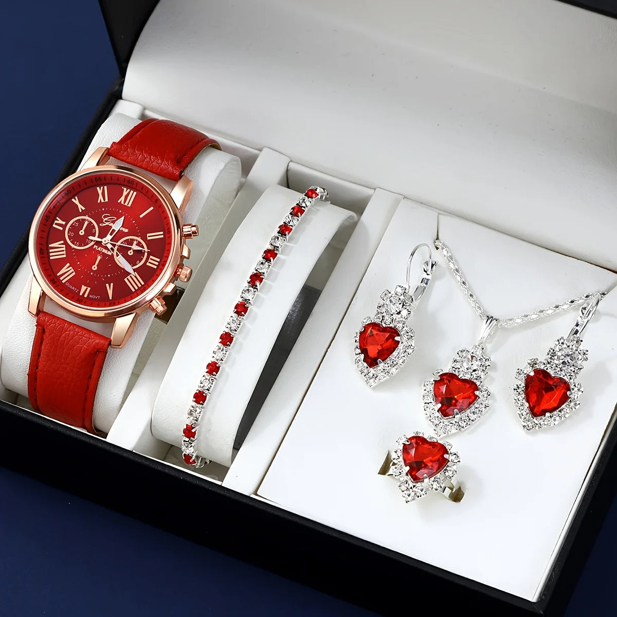 Fashion Quartz Watch & Jewelry Set