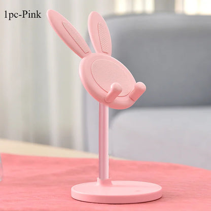 Cute Rabbit Adjustable Phone Stand