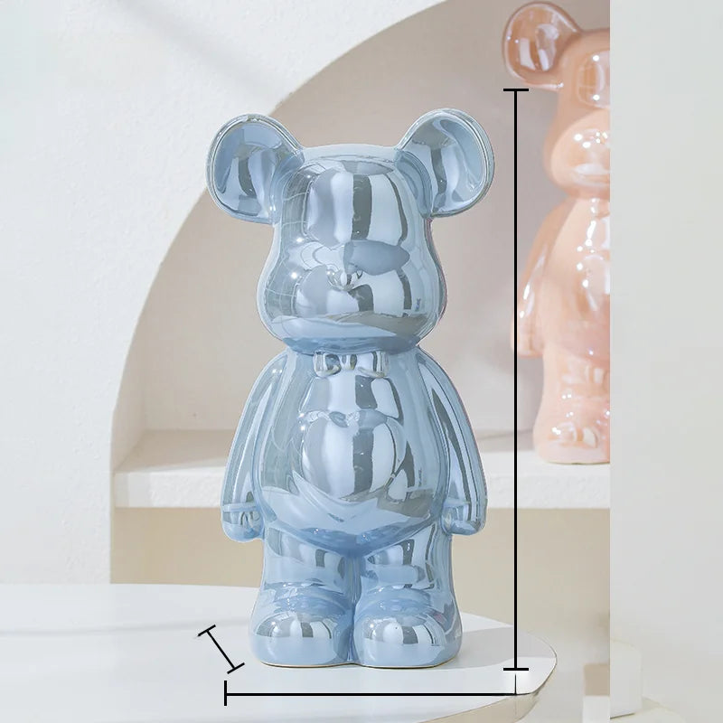 17/27/cm Aesthetic Bear brick Ceramic Staute