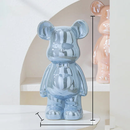17/27/cm Aesthetic Bear brick Ceramic Staute