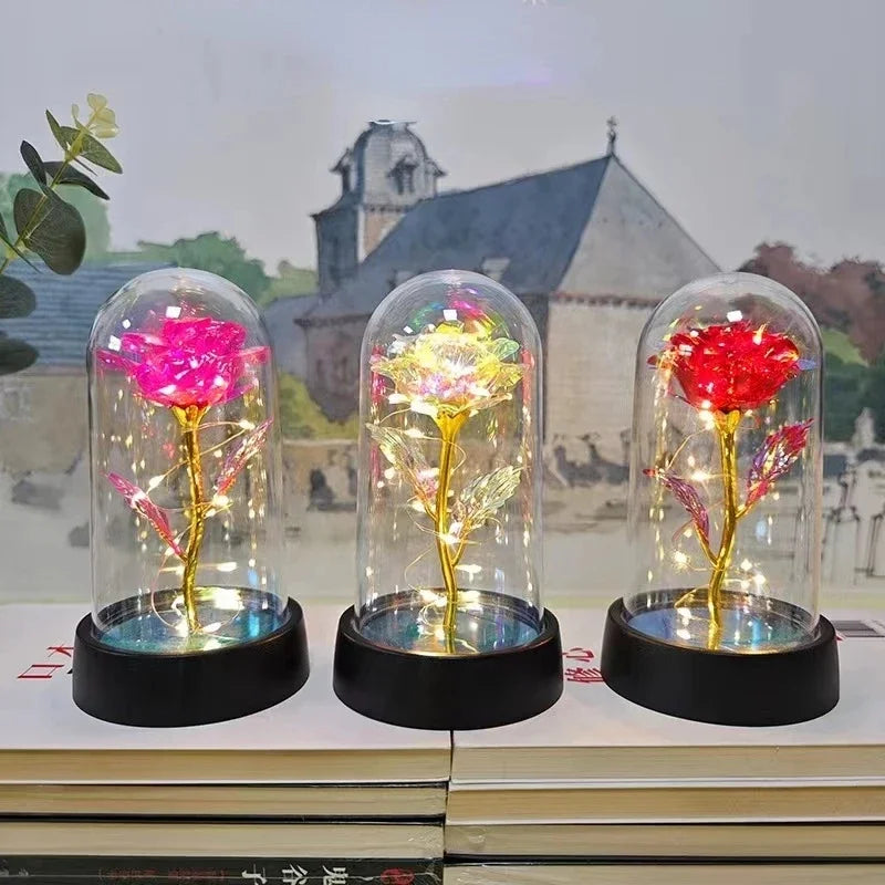 LED Eternal Rose Flower Gift – Romantic Décor